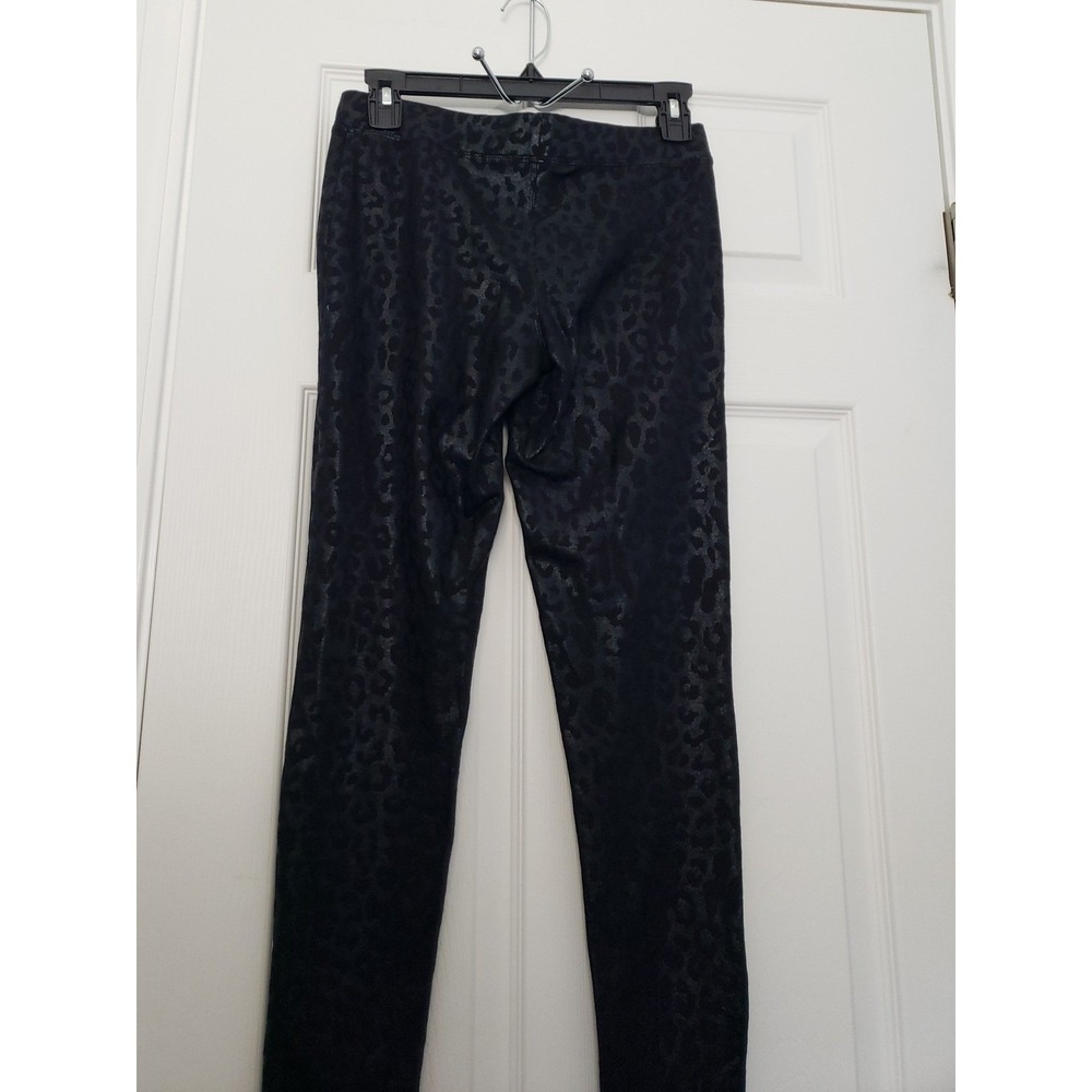 Express Womans Leggings Leopard Print black‎ Size Small